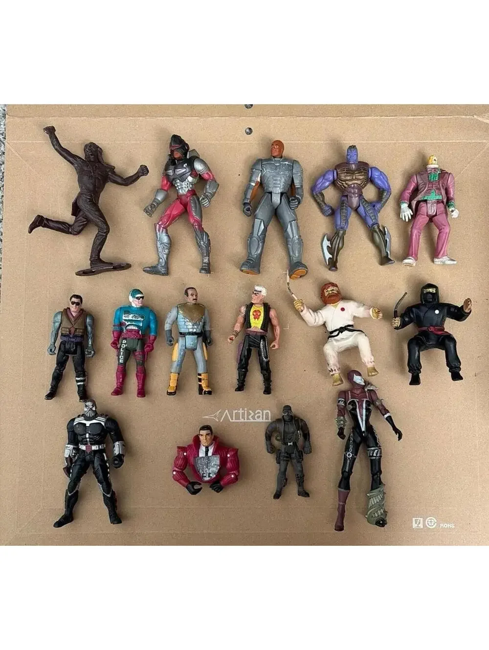Vintage Toy lot / 80’s - 90’s action figures gi Joe robo cop beetle juice